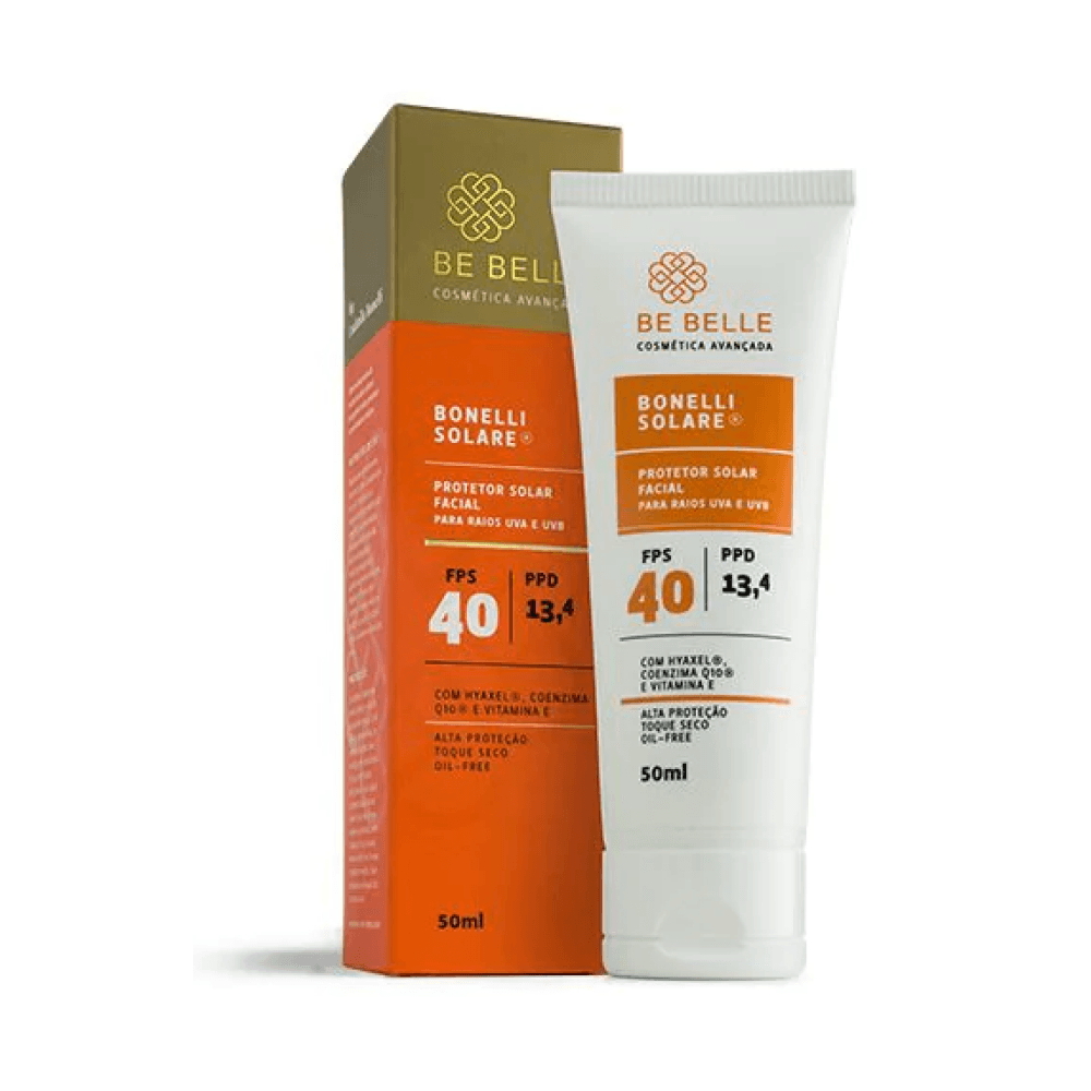 Protetor Solar Facial Bonelli Solare - 50ml – Be Belle Cosmética