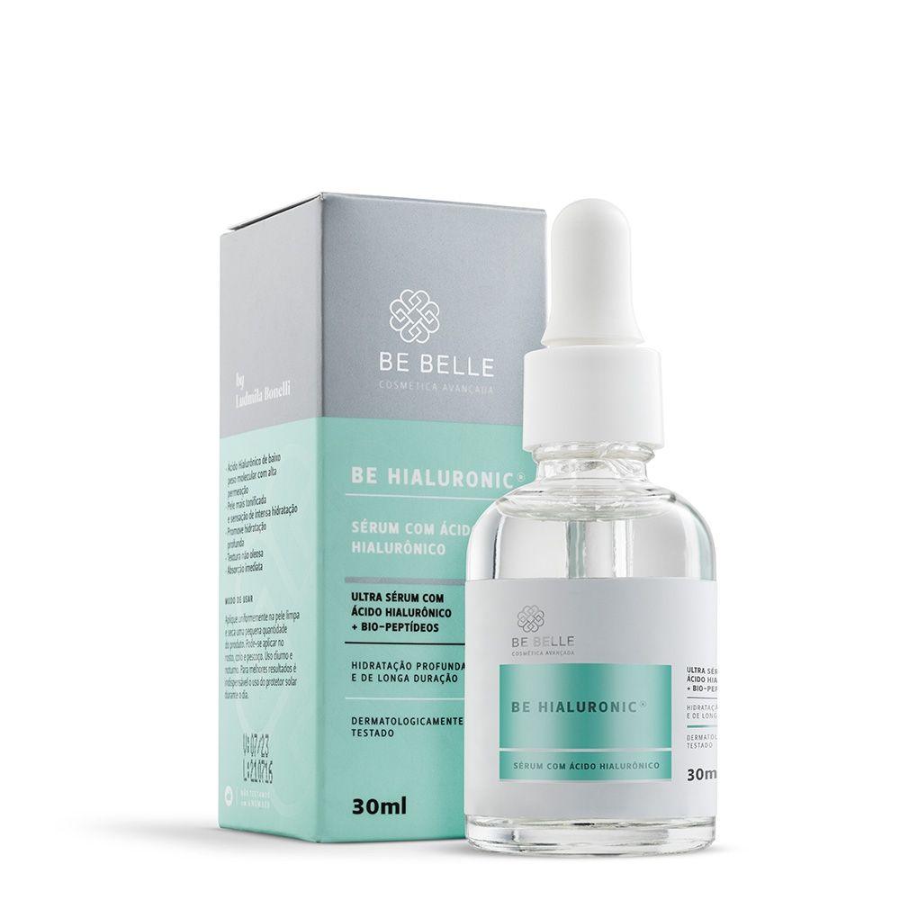 Embalagem e caixa BE HIALURONIC ácido hialurônico facial