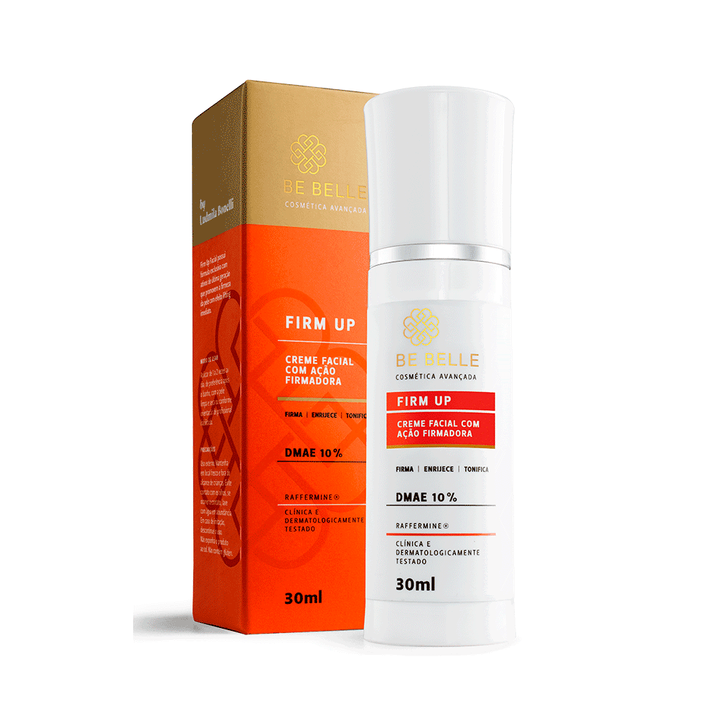 Caixa e embalagem FIRM UP FACIAL Firmador facial – CREME ANTIFLACIDEZ