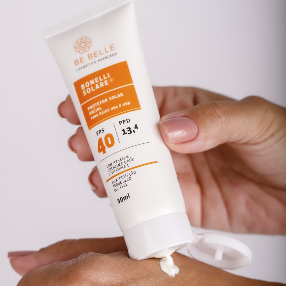 Protetor Solar Facial Bonelli Solare - 50ml – Be Belle Cosmética