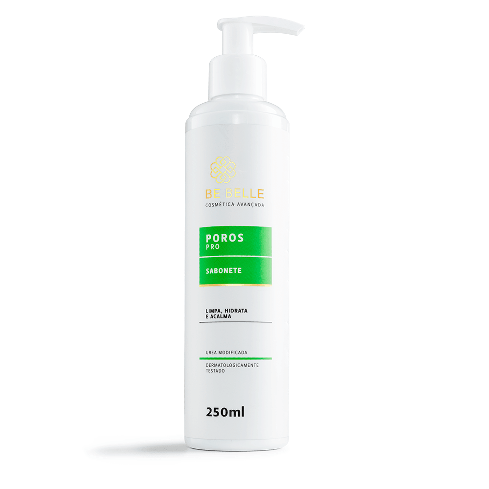 Frasco sabonete hidratante facial Poros